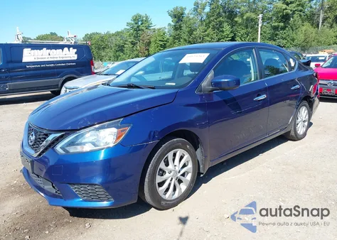 2018 Nissan Sentra Sv z USA, uszkodzony, nr VIN 3N1AB7AP7JL652057